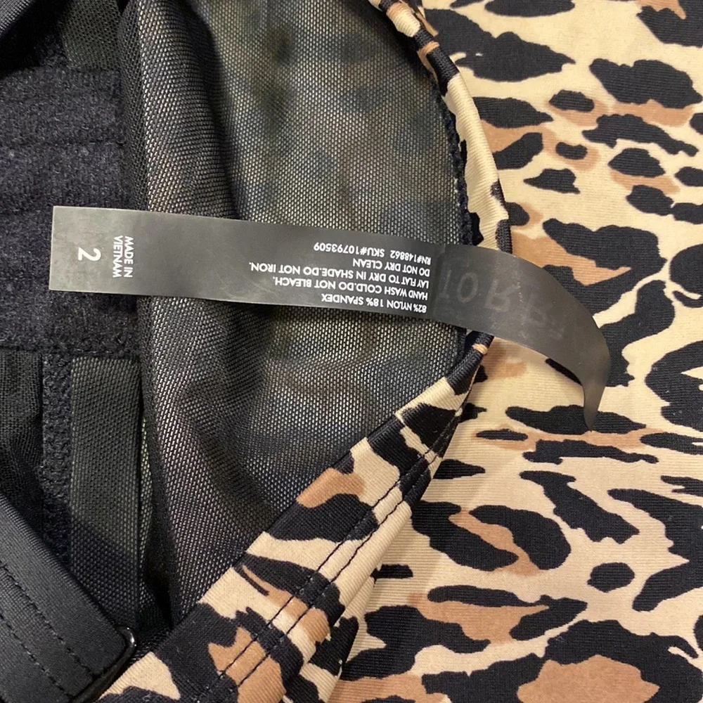 Torrid animal print swimsuit